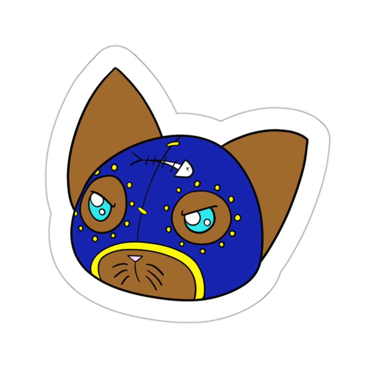 Lucha Gato Sticker